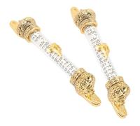 FUNOMOCYA 2 Pièces Mezuzah Juive de Décoration Religieuse pour Porte Extérieure Ornement Antique Compact Sécurise Protège Votre Maison