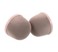 FUNOMOCYA 2 Pièces Microphone Ball Head Replacement Mesh Cover Metal Mic Parts For Studio And Stage Use