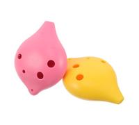 FUNOMOCYA 2 Pièces Ocarina Résine Instrument à Vent Simple pour Étudiants et Garçon Fille Professionnel pour Apprentissage Musical et Performance