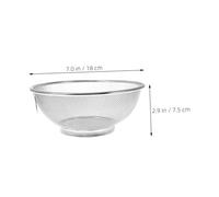FUNOMOCYA 2 Pièces Passoire Fine Acier Inoxydable Tamis Ultra Fin pour Filtration Huile Jus et Soja Panier à Friture Polyvalent pour Cuisine Familiale Lot