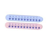 FUNOMOCYA 2 pièces Règle Arithmétique pour Garçon Fille Outil Apprentissage Interactif Calcul Addition Soustraction pour Maternelle Garçon Fille