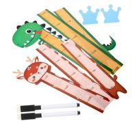 FUNOMOCYA 2 Pièces Règle de Murale de Mesures Animaux Cartoons Outil Hauteur pour Erasable