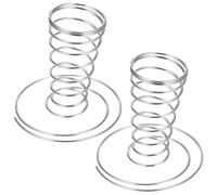 FUNOMOCYA 2 pièces Support Cône Glace Inoxydable Porte Cornets Stable pour Glace Sushi et Frites Support de Présentation Compact pour Fête et Banquet