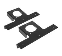 FUNOMOCYA 2 pièces Support de Pergola T Équerres Robustes Métal Lourd pour Poteaux Extérieurs Supports Angle Renforcés avec Pré-percés pour Montage Facile