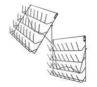 FUNOMOCYA 2 pièces Support Mural Fer Robuste pour Tasse et Décorations Rack de Rangement Mural Multifonctionnel pour Maison et Boutique Gain de Place