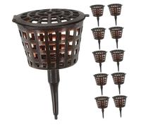 FUNOMOCYA 20 pièces Boîte à Engrais Plastique avec Couvercle pour Plantes S Récipients Idéaux pour Orchidees Bonsai et Petites Plantes Facile à Utiliser Transporter
