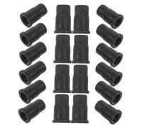 FUNOMOCYA 20 pièces Capuchons Caoutchouc pour roulettes Inserts de Douille pour Tiges de roulettes Accessoires Pratiques et pour Mobilier