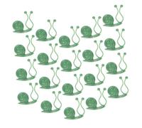 FUNOMOCYA 20 pièces Clips Support Plantes Grimpantes Plastique Fixation Murale Adhésive Créative et Réutilisable pour Vignes et Câbles Accessoires Jardinage Vert