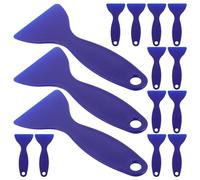 FUNOMOCYA 20 pièces Pelle à Glace pour Réfrigérateur Raclette Dégivrage Plastique Multifonction Outil Deicing Pratique pour Cuisine et Congélateur Bleu