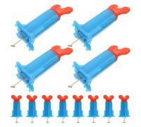 FUNOMOCYA 20 Pièces Système de Nivellement de Carrelage, Clips de Nivellement pour Carrelage, Pp Bleu, Positionnement Précis et Mise à Niveau Rapide pour Carreaux Muraux Sol, Professionnel