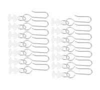 FUNOMOCYA 200pcs Curtain Track Glider Crochets Et Rideaux Hanging Rail Hooks Rouleaux Glide pour Ride