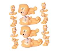 FUNOMOCYA 20pièces Miniatures De Chiens Résine Figurines De Chiot Décoration De Bureau Pot De Fleurs Jardin Féerique Jouet De Table De Petits Chiens Statue Miniature Accessoire De