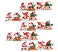 FUNOMOCYA 24 Boîtes à Bonbons de Noël en Papier Styles Assortis Coffrets Présents Festifs pour Friandises Biscuits et Chocolats Contenants Légers et Solide pour Style