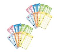 FUNOMOCYA 24 pièces Budget Colorées Cartes de Suivi de Dépenses Pratiques pour Organisation Personnelle Cahier Budgétaire Polyvalent pour Maison Bureau et École