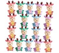 FUNOMOCYA 24 pièces Lot de Mini Gommes pour Étudiants Gomme Multifonction Caoutchouc Forme Cartoon Colorée Accessoires Scolaires pour Garçon Fille Petits Effaceurs Sûrs et Couleur Aléatoire