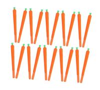 FUNOMOCYA 24 Pièces Lot de Stylos Gel Forme de Carotte Design Ergonomique pour Fournitures Scolaires Écriture Fluide et Confortable Outil Écriture Ludique pour Étudiants et Bureau
