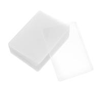 FUNOMOCYA 25 Pièces Transparent PVC Card Sleeves Identification And Business Card Holders Compact And Portable Protective Badge Sleeves For Office School Use