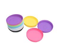 FUNOMOCYA 25pièces Assiette Plastique pour Pot De Fleurs Plateau Rond pour Jardinière Plaque De Base pour Pot De Fleurs Rond