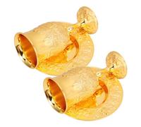 FUNOMOCYA 2ensembles Coupe De Juive Relief avec Plateau Lot de Gobelets pour Rituels De Shabbat Et Havdalah Usage Cérémonial