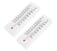 FUNOMOCYA 2pièces Cache Clé Extérieur Thermomètre Décoratif Boîte De Rangement De Clés Thermomètre Pour Intérieur De Maison