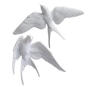 FUNOMOCYA 2pièces Lot De Hirondelles Artificielles Décor Murale Salon Figurine Oiseau Ornements Intérieur Accessoire Photo Simulation Hirondelle Décoration Oiseau