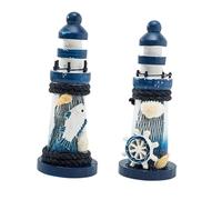 FUNOMOCYA 2pièces Phare Décoration Ornement De Phare Style Méditerranéen pour Maison Chambre Salon