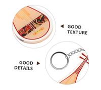 FUNOMOCYA 2pièces Porte-clés Musical Pipa Acrylique Pendentif Instrument De Musique Miniature Pour Sac à Main Et Décoration De Voiture Lot