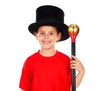 FUNOMOCYA 3 pièces Bâtons Magiques Cosplay avec Pierres Colorées Accessoires de Théâtre et Fête Décorations Royal King Halloween Bâton à Pierre Bleue + Bâton à Pierre Rouge + Bâton à