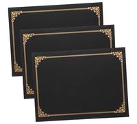 FUNOMOCYA 3 Pièces Couverture de Certificat Papier pour Diplôme et Récompense Housse et pour Cérémonies de de Prix Protection pour Documents