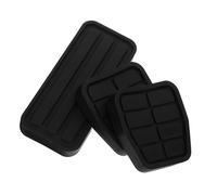 FUNOMOCYA 3 Pièces Kit de Coussinets Antidérapants pour Pédales de Frein Embrayage et Accélérateur Protection Automobile Précise et Facile à Nettoyer pour Sécurité Accrue