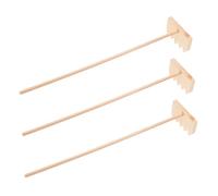 FUNOMOCYA 3 Pièces Mini Bamboo Zen Garden Rakes for Tabletop Patterns Portable Meditation Tools for Home and Office Micro Landscape Decor
