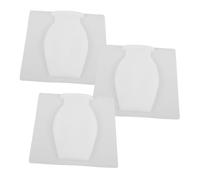 FUNOMOCYA 3 Pièces Pot à Fleurs Vase Mural Support de Fleurs séchées Suspendu White