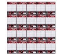 FUNOMOCYA 30 Pièces Cartes de Dégustation de Vin Réutilisables Fiches Évaluation et Notes Olfactives pour Dégustation à Aveugle Fournitures pour Soirées et Clubs de Vin