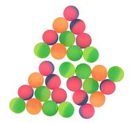 FUNOMOCYA 30 pièces Lot de Rebondissantes Caoutchouc Coloré Balle Élastique pour Garçon Fille Jeu Extérieur Garçon Fille Cadeau Anniversaire et Loisirs Couleur Aléatoire Couleur Aléatoire