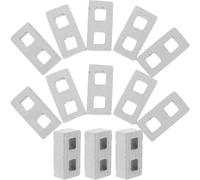 FUNOMOCYA 30 pièces Mini Briques Empilables Modèle de Construction Imitation Brique pour Maquettes de Jardins et Scènes Miniatures