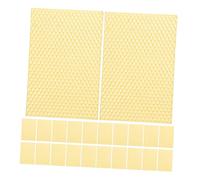 FUNOMOCYA 30 Pièces Natural Beeswax Honeycomb Foundation Sheets for Beekeeping Hive Optimization and Candle Crafting Pure Beehive Wax for Furniture Care and Efficient Bee Guidance