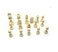 FUNOMOCYA 32 pièces Échecs Bois pour Jeu Échecs International Style Chic et Élégant Accessoire de Remplacement pour Développement Logique et Patience des Garçon Fille