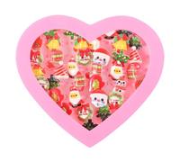 FUNOMOCYA 36 Bagues de Noël pour Garçon et Filles Anneaux en Plastique Léger Tailles Variées Motifs Père Noël et Bonhomme de Neige Coffret Mixte pour Fêtes et Anniversaires Surface