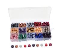 FUNOMOCYA 375 Pièces Kit de Perles de Cire à Cacheter Classiques pour de Scellement Diy Invitations Mariage Lettres Décoration