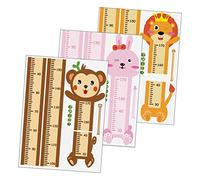 FUNOMOCYA 3ensembles Toise Pour Garçon Fille Avec Rubans Indicateurs De Autocollants Pour Chambre Garçon Fille Stickers Muraux De Hauteur Fournitures Pour Maternelle