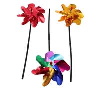 FUNOMOCYA 3pièces Lot de Moulins à Vent Décoratifs pour Extérieur Ornements pour Jardin Et Ferme Vent Scintillant