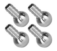 FUNOMOCYA 4 Pièces Boule Filtrante Lestée pour Lanceur Mousse 7,5mm en | Maille de Précision, Design Lesté, pour Bouteille Pa et Tube D’aspiration