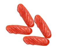 FUNOMOCYA 4 Pièces Hot Dog Prop Artificial Lifelike Sausage Model Resistant to Fading and Deformation for Home Kitchen Party Display Photography Decoration