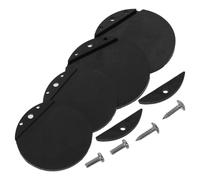 FUNOMOCYA 4 Pièces Kit de Réparation pour Bouchons de Vidange de Bateau Clapets Caoutchouc Noir Résistants Aux UV Joints Étanchéité pour Kayaks Yachts et Bateaux Pontons Accessoires de