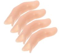 FUNOMOCYA 4 Pièces Lot de Manchons Doigts Faux Magicien Accessoire Léger pour Spectacles et Jeux Simulation Réaliste et Confortable Prop de Scène pour Tours de Magie