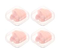 FUNOMOCYA 4 Pièces Pince-Nez Natation Silicone Réutilisable avec Sangle Élastique Protection Nasale Confortable pour Garçon Fille et Adultes Piscine Garçon Fille