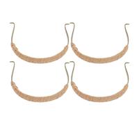 FUNOMOCYA 4 Pièces Poignée de théière en corde de chanvre accessoires de bouilloire Accessoires de théâtre remplacement de la poignée de la bouilloire à thé