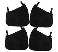 FUNOMOCYA 4 pièces Rangement pour poussette en maille imperméable Oxford Lot de pochettes suspendues latérales légères et portables avec sangle réglable organisateur pratique pour