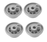 FUNOMOCYA 4 Pièces Roulettes De Panier Pour Lave-vaisselle Accessoires Durables Remplacement Compatible Avec Grandes Marques Facile à Installer Détachées Robustes