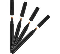 FUNOMOCYA 4 pièces Stylo Détecteur Faux Billets Portable Marqueur Authenticité Pointe Biseautée Vérification Rapide pour Euros Usd Transactions Sécurisées